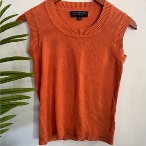 Jones New York Petite Crewneck Sweater - Orange